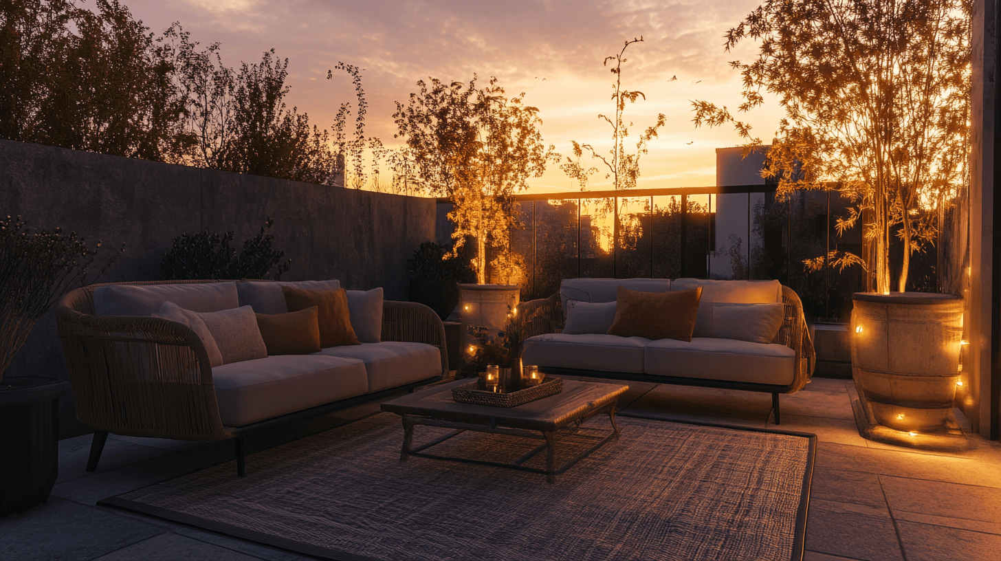 Muebles de salón al aire libre: Perfectos para las noches de verano