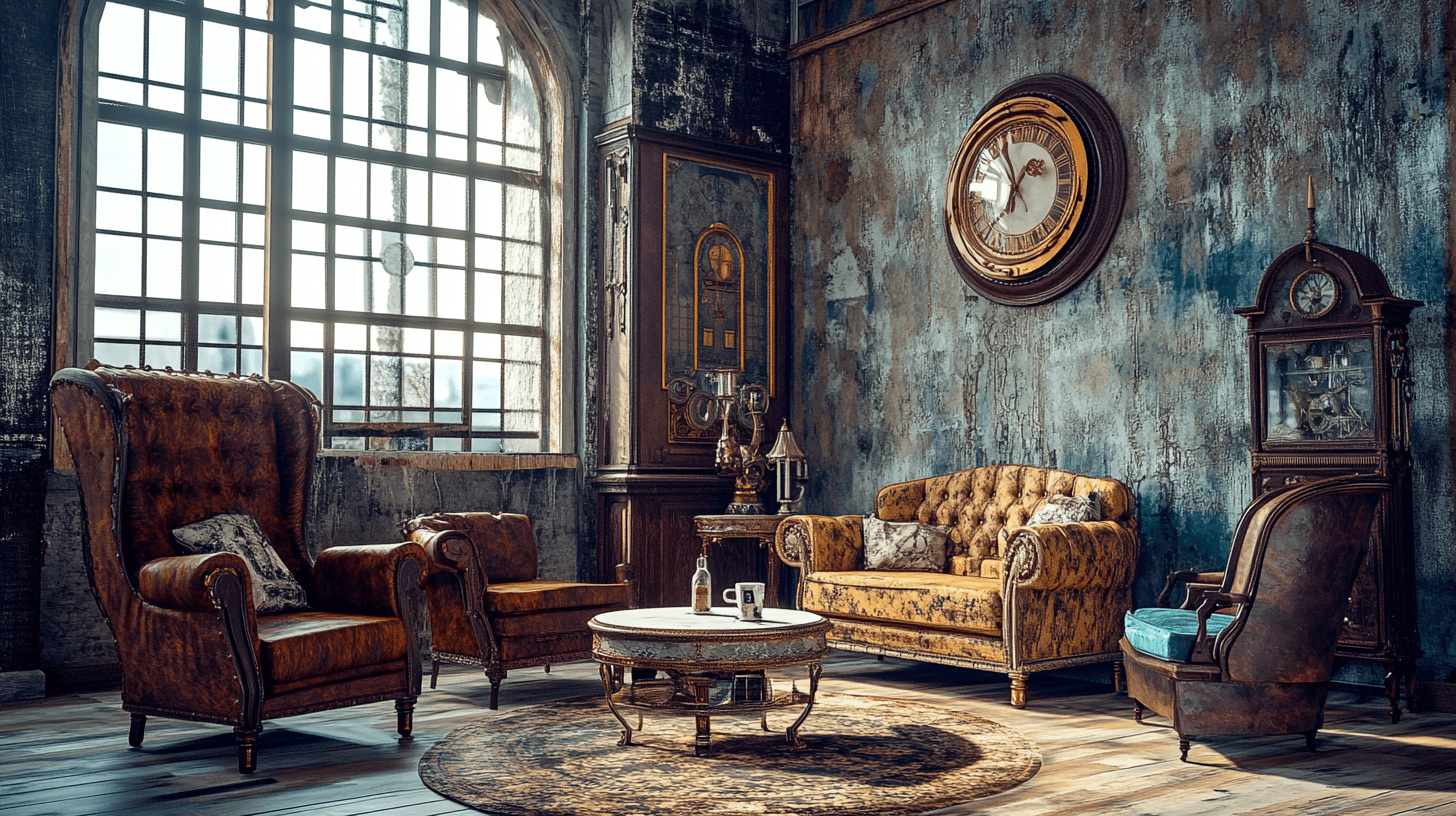 Muebles de estilo Steampunk: La funcionalidad se encuentra con la nostalgia