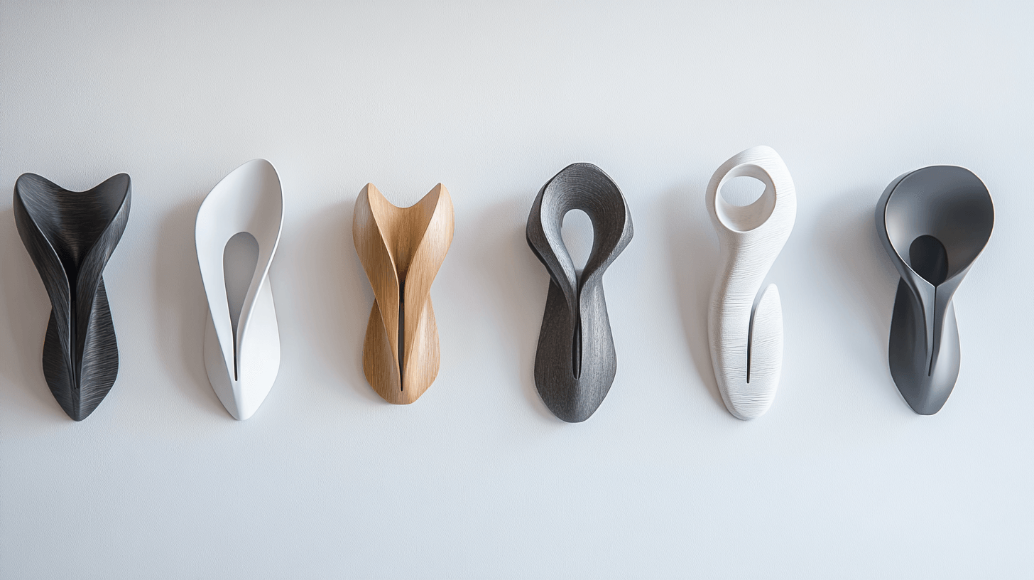 Diseños innovadores para ganchos de guardarropa