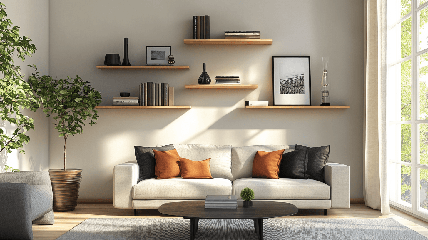 Estantes de pared: almacenamiento y decoración en uno