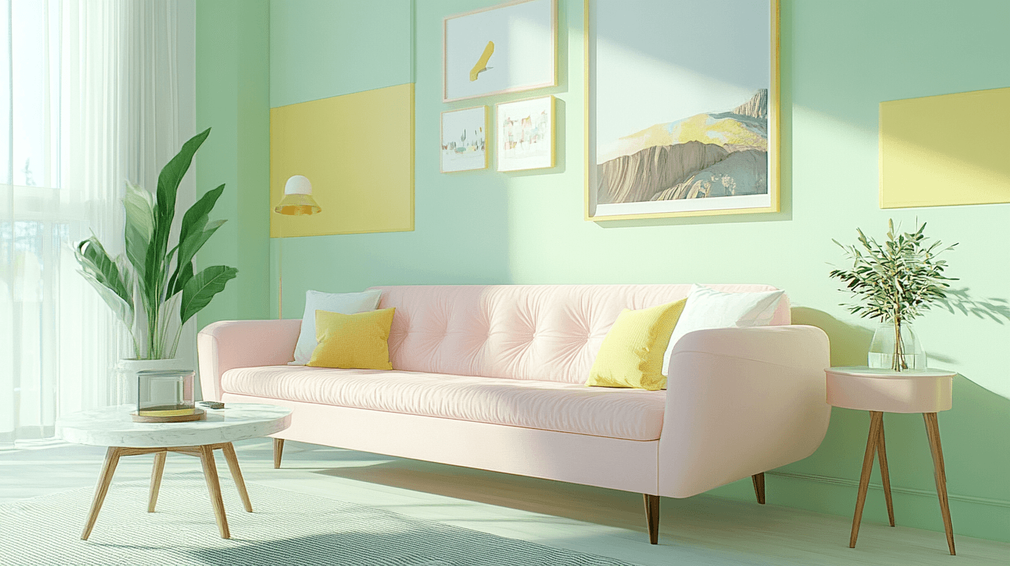 Toques de color en tonos pastel: tonos suaves para cada habitación