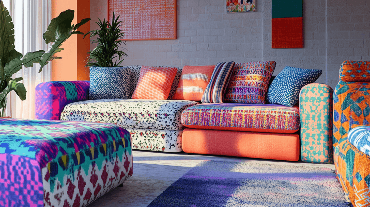 Muebles en estilo Boho maximalista