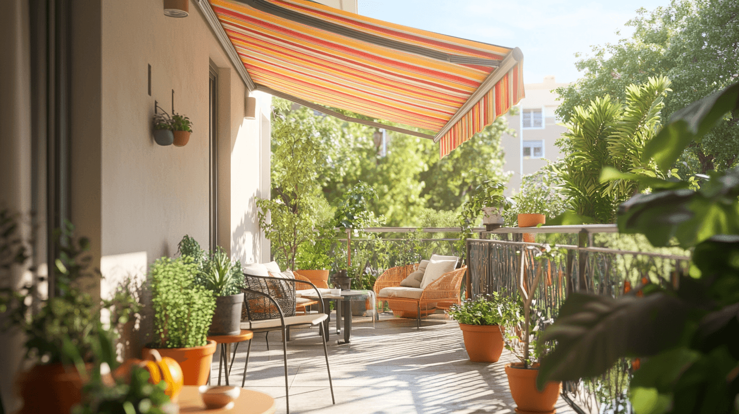 Efectivos proveedores de sombra para balcón y terraza: Enfoque en toldos