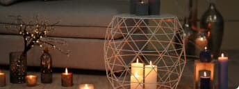 Velas y portavelas