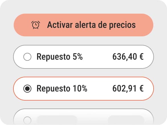 Activar alerta de precio
